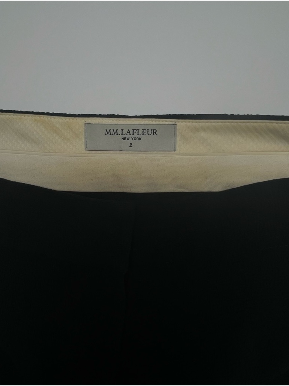 MM.LAFLEUR Dark Navy Wide Leg Pants Size 6 Career Office Workwear - Picture 4 of 10